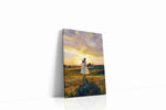 Chasing the Golden Horizon landscape canvas print, gallery-wrapped, ready to hang