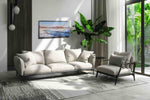 Crimson Peaks of Winter's Embrace winter canvas print, hanging on wall — view 2