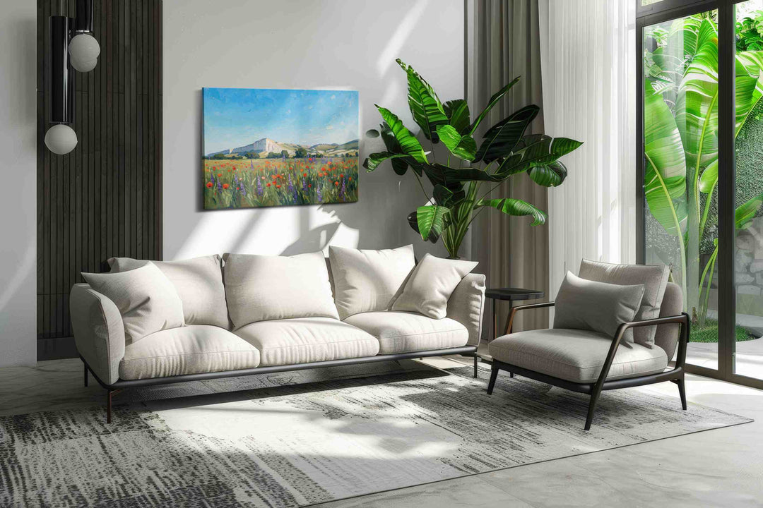 Eternal Blossom Fields – poppies canvas wall art, gallery-wrapped, ready to hang