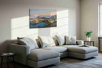 Eternal Vista landscape canvas print in a living room scene