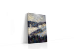 Ethereal Mountain Mist landscape canvas print, gallery-wrapped, ready to hang