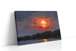 Ethereal Twilight Glow landscape canvas print, gallery-wrapped, ready to hang