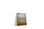 Golden Harvest Whispers landscape canvas print gallery-wrapped portrait canvas studio shot