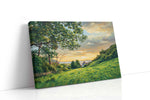 Golden Serenity at Dusk landscape canvas print, gallery-wrapped, ready to hang