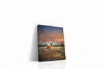 Harvest Dreams at Dusk landscape canvas print gallery-wrapped portrait canvas studio shot