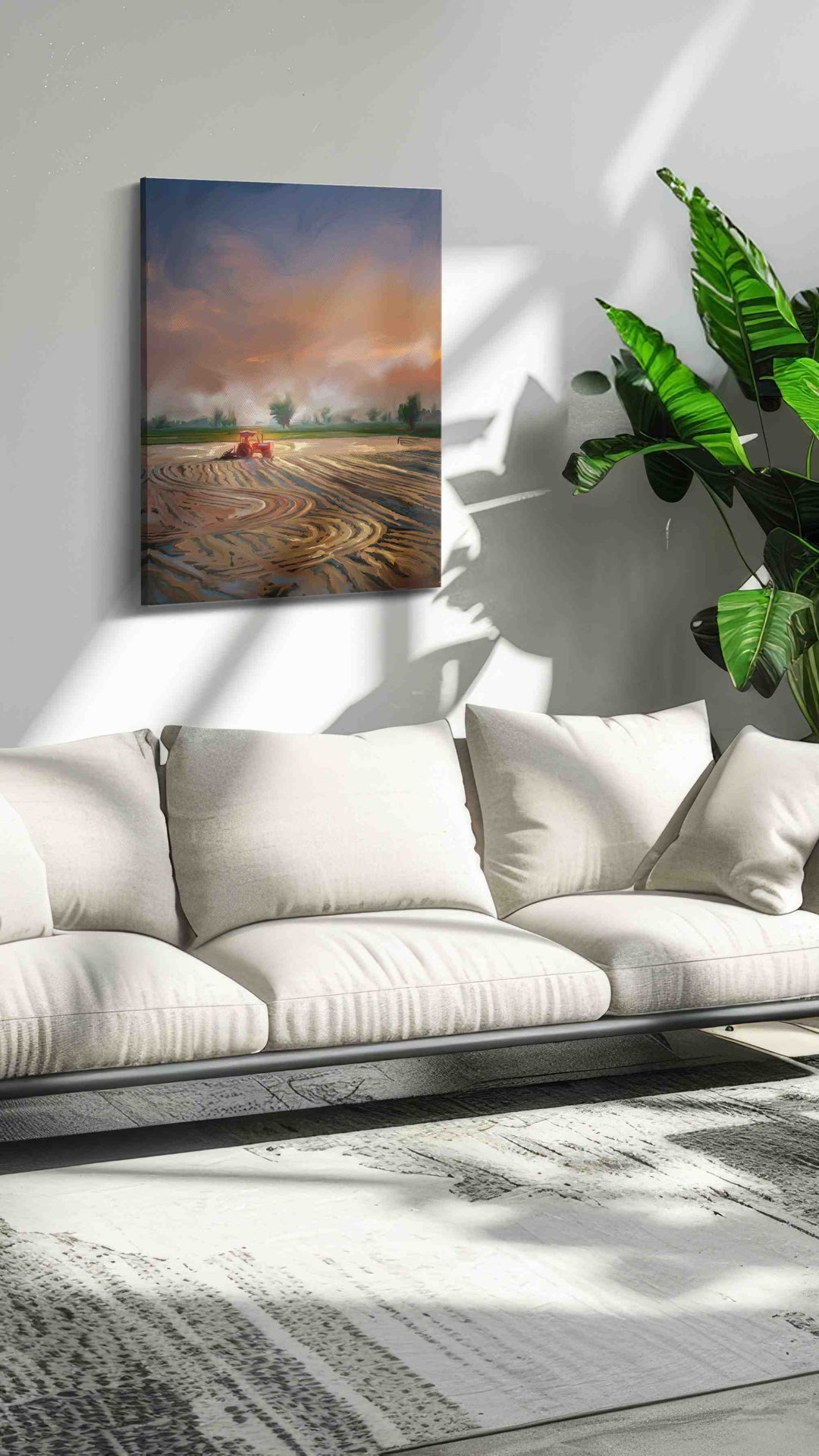 Harvest Dreams at Dusk – landscape canvas wall art, gallery-wrapped, ready to hang