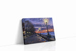 Luminous Twilight Serenity landscape canvas print, gallery-wrapped, ready to hang