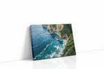Mystical Cliffs of Azure Shores landscape canvas print gallery-wrapped landscape canvas studio shot