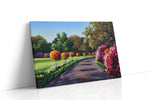 Pathway of Blossoms II landscape canvas print, gallery-wrapped, ready to hang