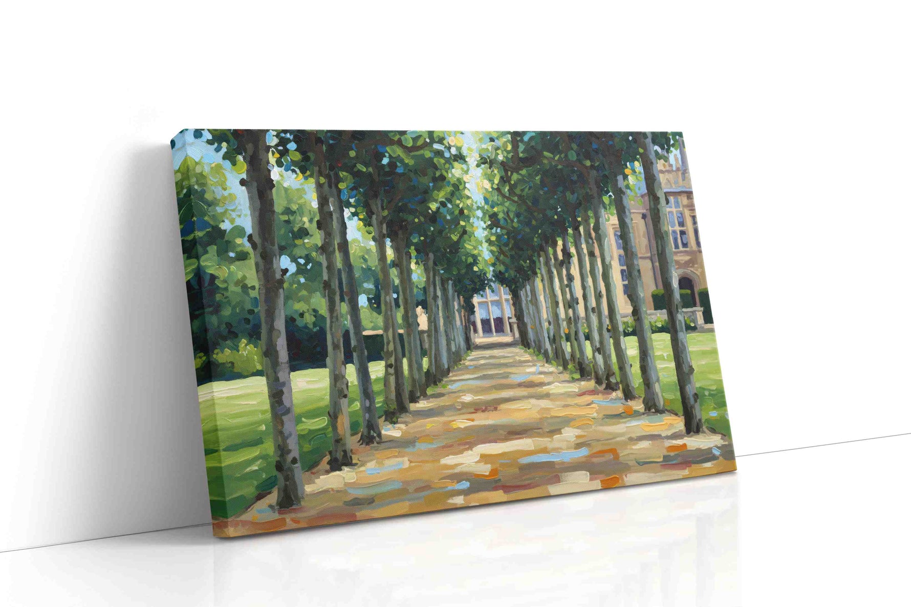 Pathway to Serenity landscape canvas print gallery-wrapped landscape canvas studio shot