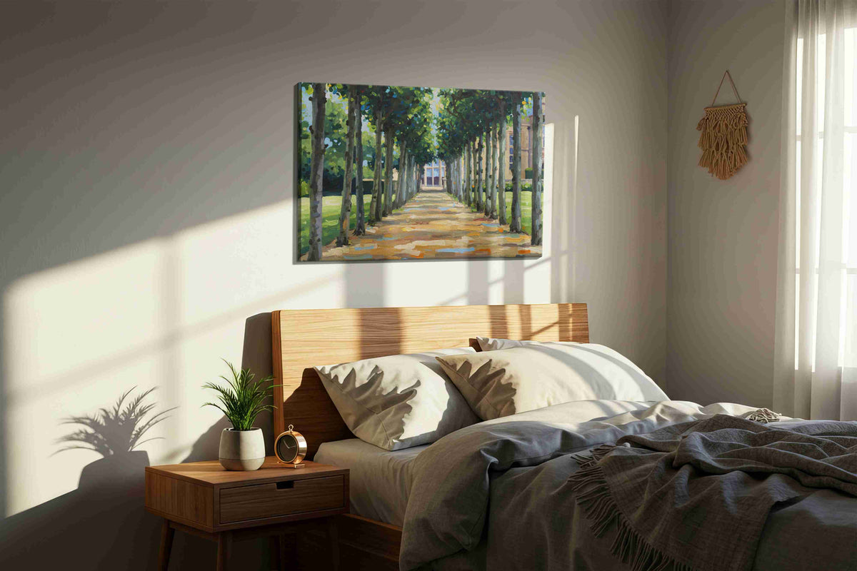 Pathway to Serenity – landscape canvas wall art, gallery-wrapped, ready to hang