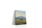 Riders at Dawn's Embrace landscape canvas print, gallery-wrapped, ready to hang