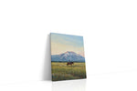 Riders at Dawn's Embrace landscape canvas print gallery-wrapped portrait canvas studio shot
