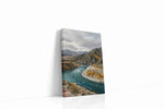 River's Autumn Embrace landscape canvas print, gallery-wrapped, ready to hang