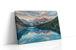 Serenade of Alpine Reflections landscape canvas print gallery-wrapped landscape canvas studio shot
