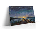 Starlit Passage to Dawn landscape canvas print gallery-wrapped landscape canvas studio shot