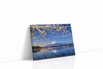 Twilight Blossoms Over Serenity landscape canvas print gallery-wrapped landscape canvas studio shot
