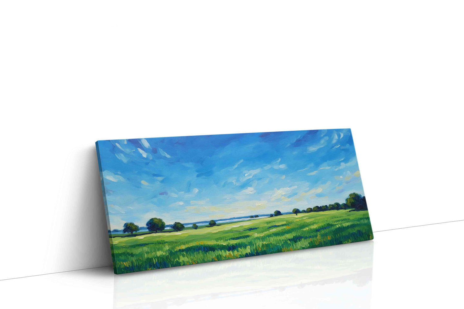 Whispering Fields of Summer landscape canvas print, gallery-wrapped, ready to hang