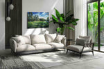 Whispering Pines Fairway landscape canvas print, on wall, lifestyle preview