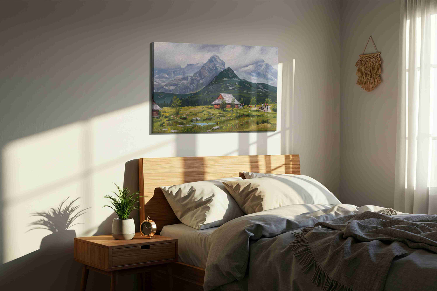 Whispers of Highland Serenity – landscape canvas wall art, gallery-wrapped, ready to hang