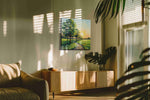 Whispers of Sunset in Spring landscape canvas print, hanging on wall