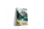 Whispers of Tranquil Peaks II landscape canvas print, gallery-wrapped, ready to hang