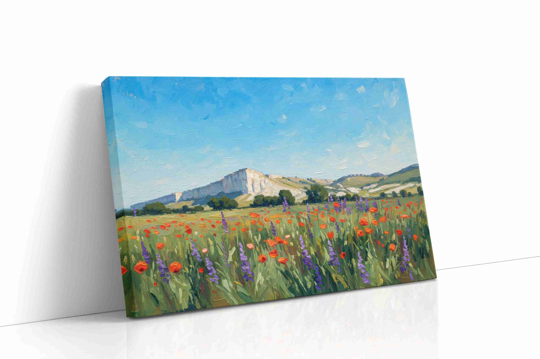 Whispers of Wildflowers landscape canvas print gallery-wrapped landscape canvas studio shot