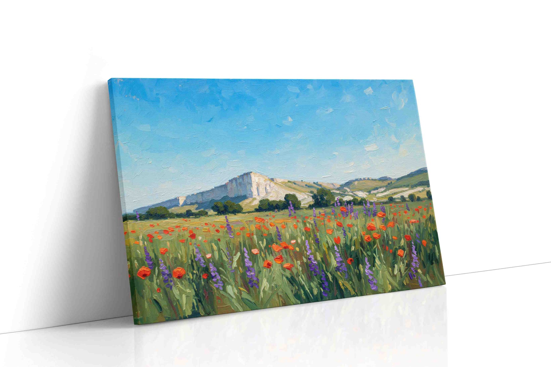 Whispers of Wildflowers landscape canvas print, gallery-wrapped, ready to hang
