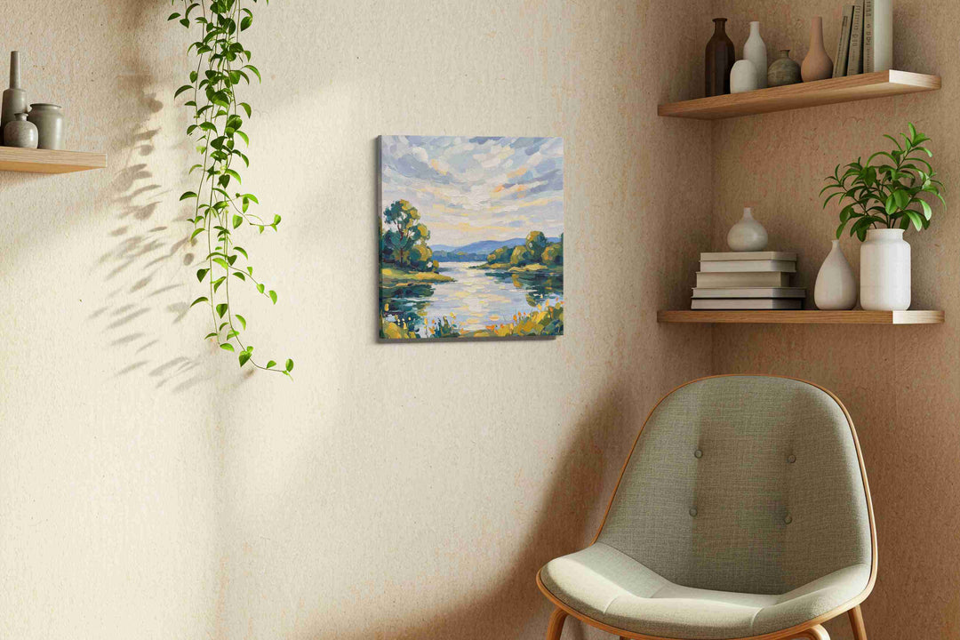 Whispers of a Serene Twilight – landscape canvas wall art, gallery-wrapped, ready to hang