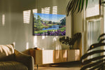 Whispers of a Spring Meadow landscape canvas print in a hung canvas mockup