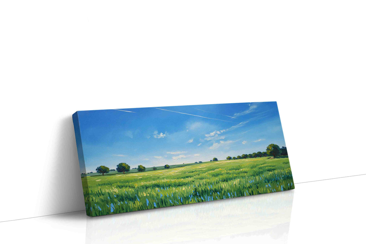 Whispers of a Summer Meadow landscape canvas print gallery-wrapped landscape canvas studio shot
