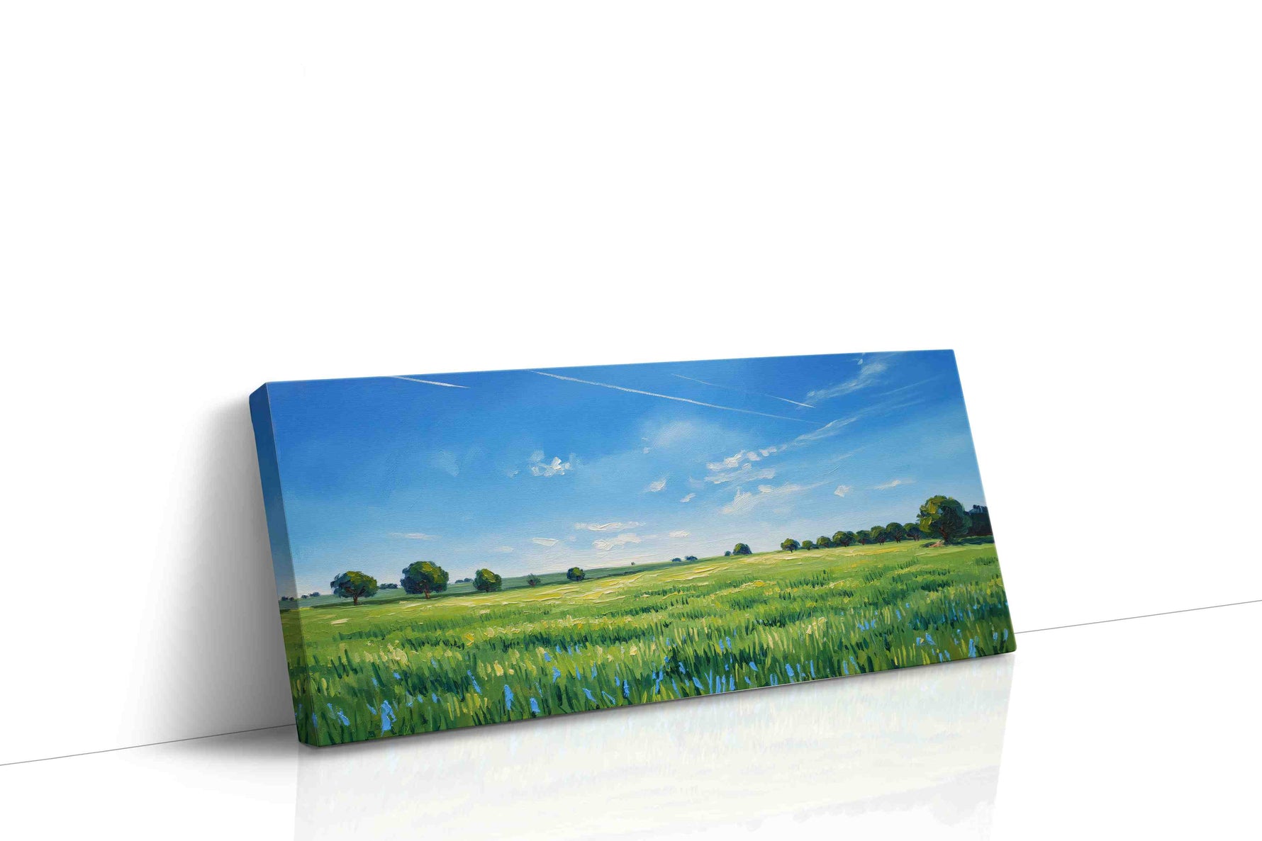 Whispers of a Summer Meadow landscape canvas print gallery-wrapped landscape canvas studio shot