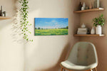 Whispers of a Summer Meadow landscape canvas print, hanging on wall — view 2