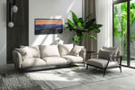Whispers of the Dawn mountain canvas print in a modern interior mockup