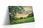 Whispers of the Dusk Meadow landscape canvas print gallery-wrapped landscape canvas studio shot