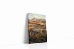 Whispers of the Highland Rails landscape canvas print gallery-wrapped portrait canvas studio shot