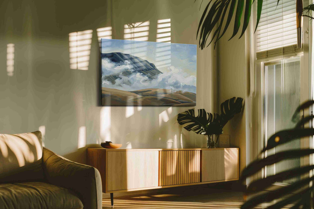Whispers of the Mountain Sky – landscape canvas wall art, gallery-wrapped, ready to hang