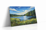 Whispers of the Tranquil Forest landscape canvas print, gallery-wrapped, ready to hang
