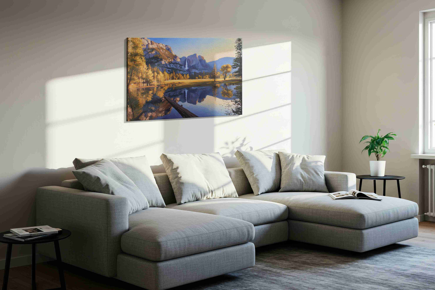 Whispers of the Valley – landscape canvas wall art, gallery-wrapped, ready to hang