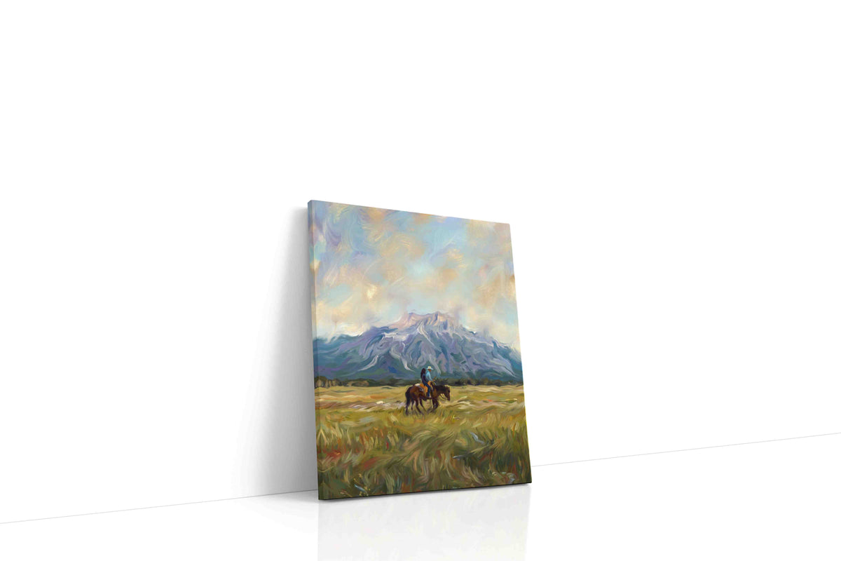 Whispers of the Wild Frontier landscape canvas print, gallery-wrapped, ready to hang