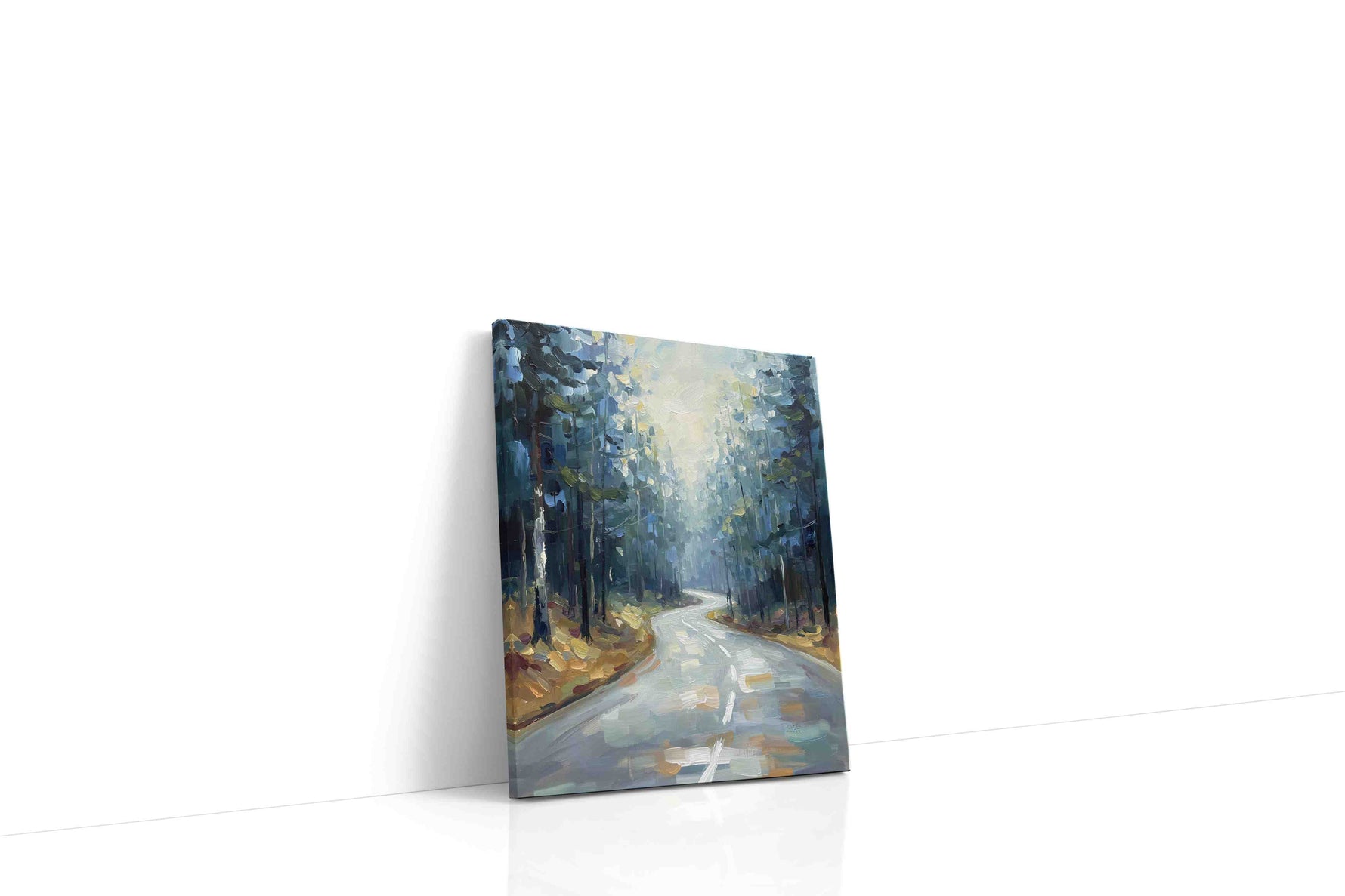 Whispers of the Winding Road landscape canvas print, gallery-wrapped, ready to hang