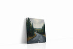 Winding Serenity landscape canvas print gallery-wrapped portrait canvas studio shot