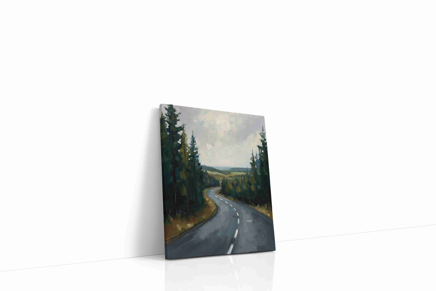 Winding Serenity landscape canvas print, gallery-wrapped, ready to hang