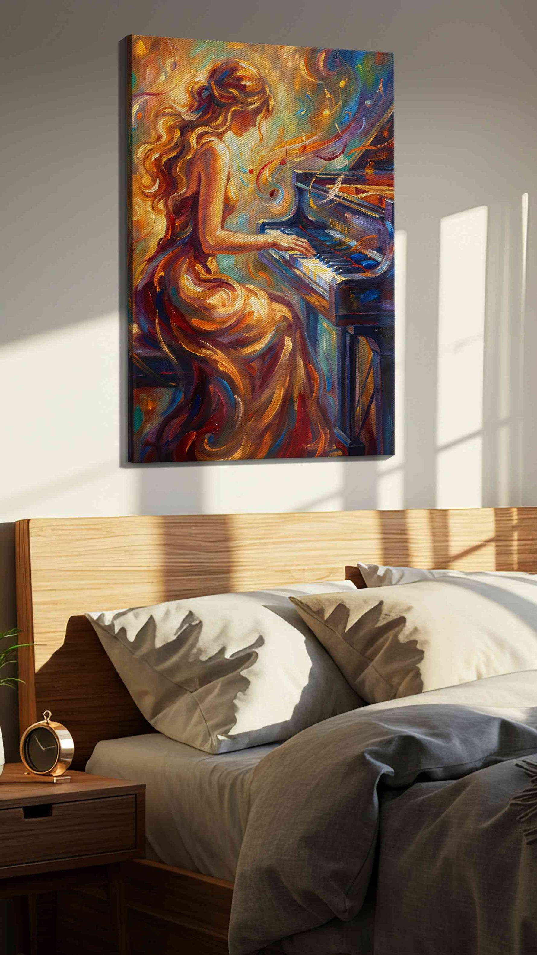 Euphony of Colors – music canvas wall art, gallery-wrapped, ready to hang