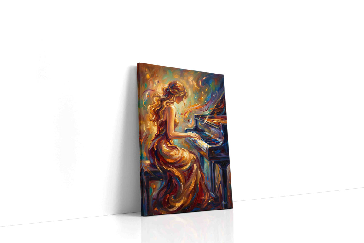 Euphony of Colors music canvas print gallery-wrapped portrait canvas studio shot