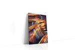 Harmonic Vibrations music canvas print gallery-wrapped portrait canvas studio shot