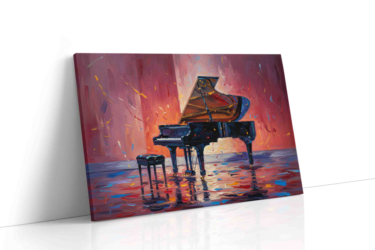 Harmonies of the Flame music canvas print gallery-wrapped landscape canvas studio shot