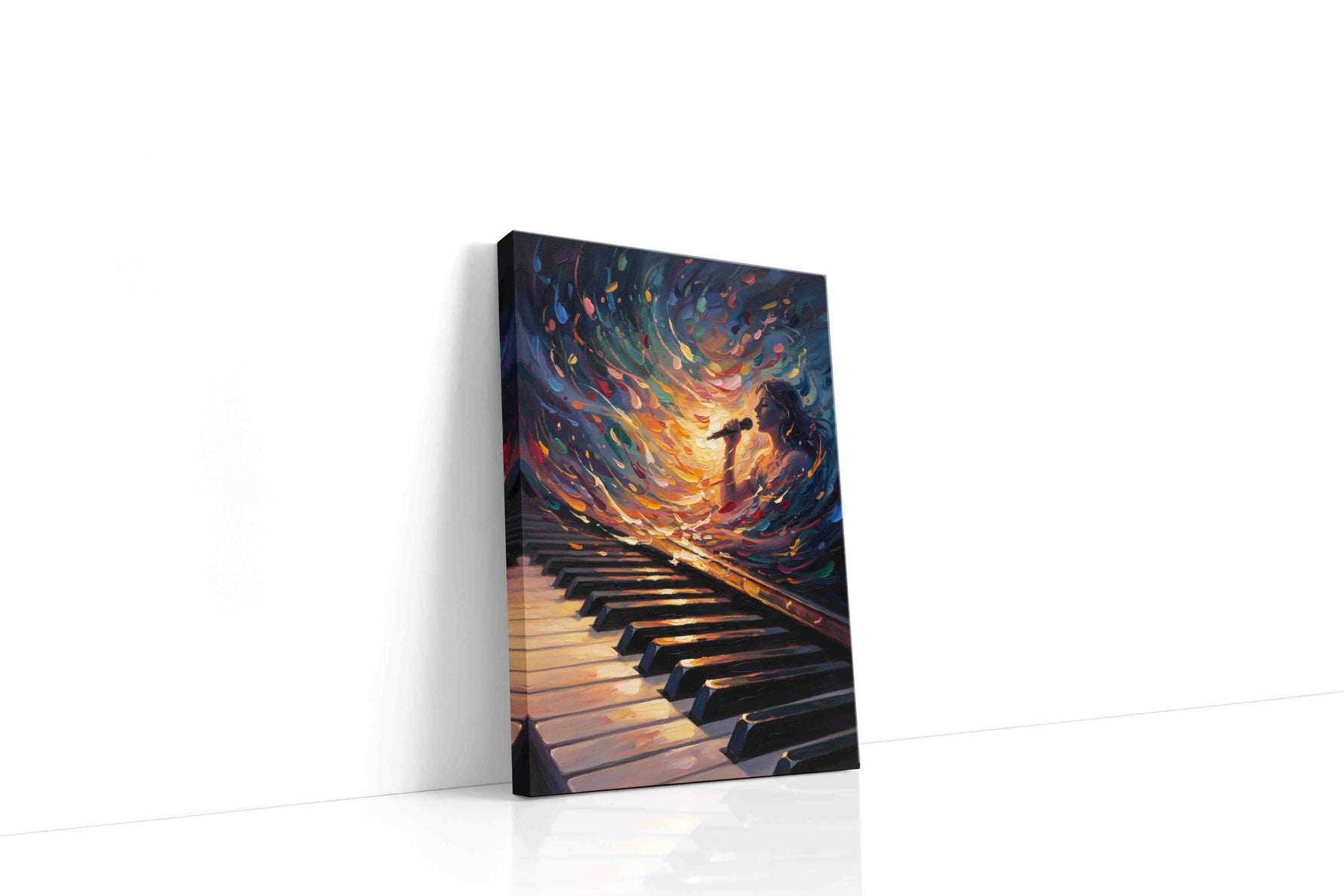 Harmonious Crescendo music canvas print, gallery-wrapped, ready to hang
