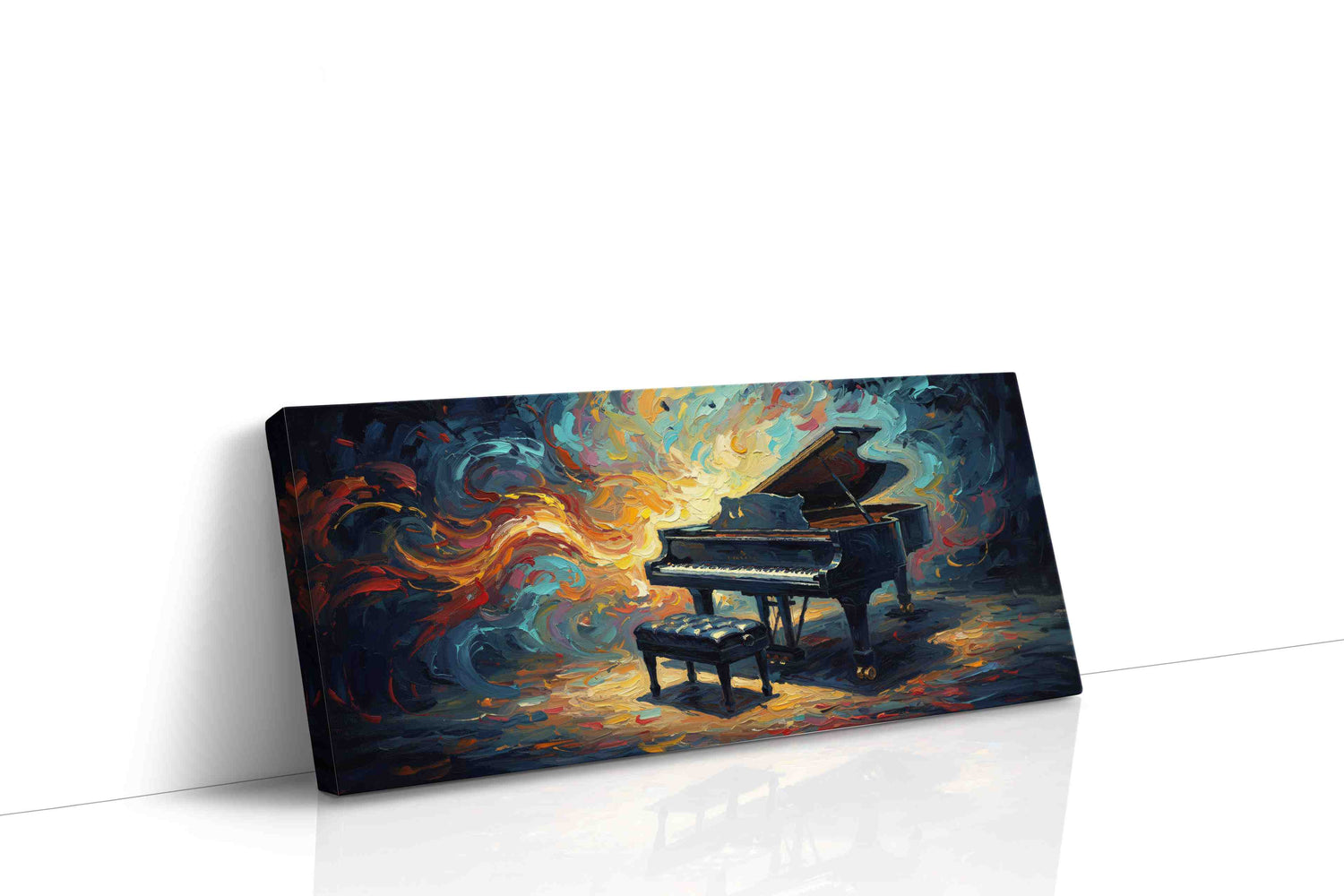 Harmonious Fire music canvas print, gallery-wrapped, ready to hang