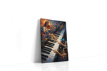 Harmonious Symphony in Color music canvas print gallery-wrapped portrait canvas studio shot